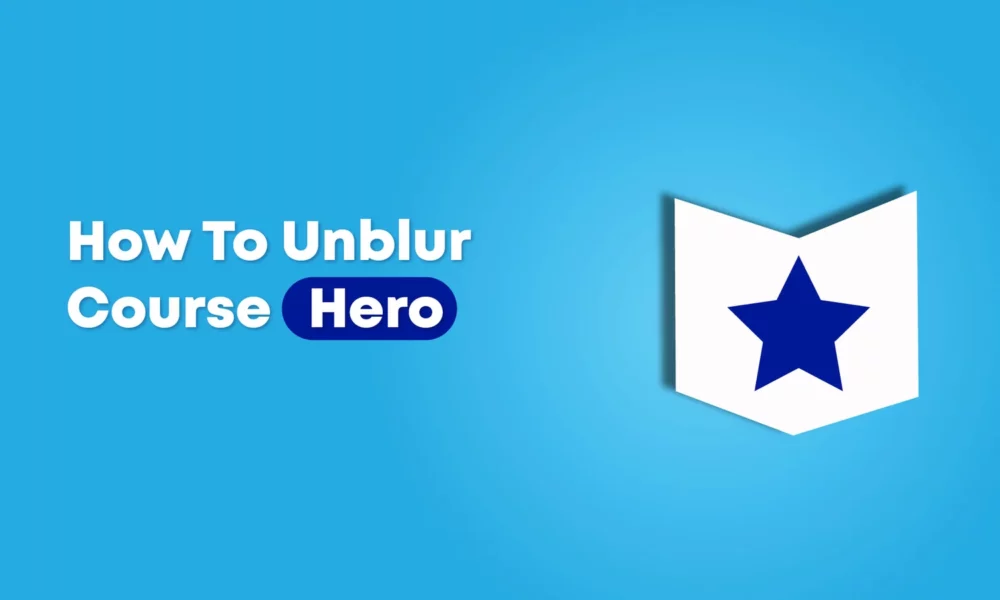 How to Unblur Course Hero
