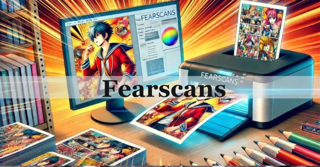 FearScans platform showcasing manga selections and user interface.